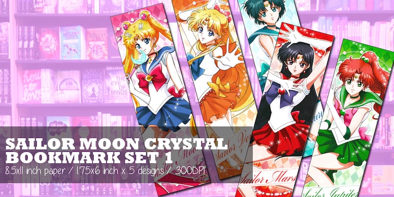 instant download sailor moon crystal inspired digital etsy