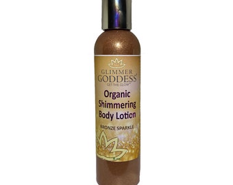 128 oz. Unscented Organic Shimmering Body Lotions