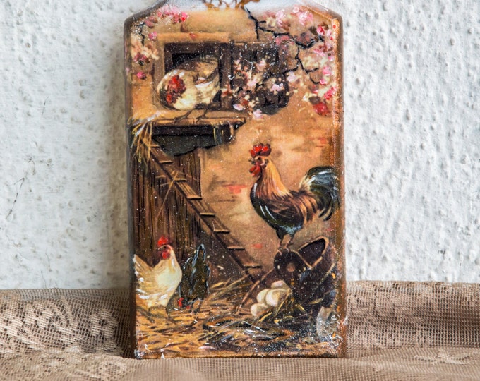 Farmhouse Decor, Rooster Decor, Rooster Kitchen Decor, Country Rooster, Country Decor, Primitive