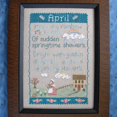 MARCH SAMPLER Pattern for Counted Cross Stitch Instant PDF - Etsy