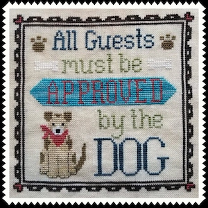 DOG OWNER'S WELCOME Digital Pattern for Cross Stitch by Waxing Moon 2 Designs One Dog or Multiple Dogs image 2