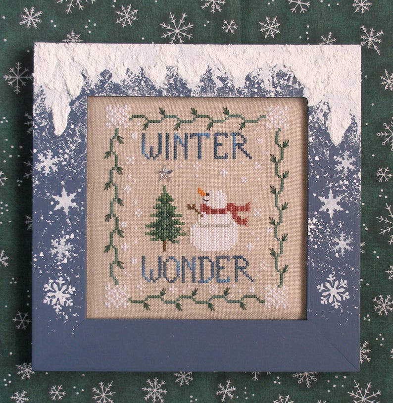 WINTER WONDER Pattern for Cross Stitch Instant PDF Download - Etsy UK