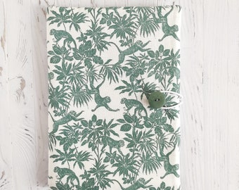 Tropical and monkey pattern health book cover