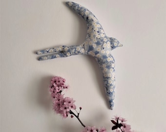 Swallow to hang in liberty. Perfect for a wall decoration