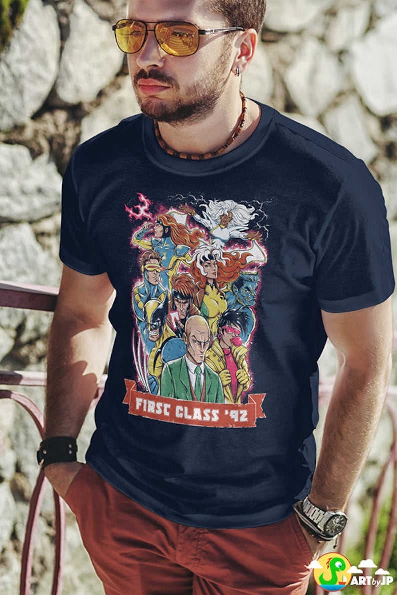 Retro XMen Shirt PREMIUM QUALITY Marvel Superhero Etsy