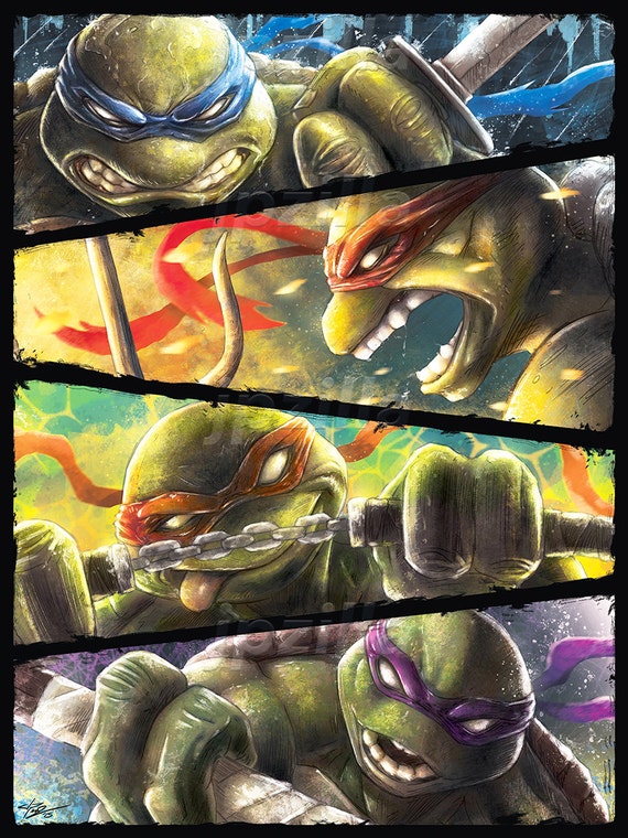 11x17 Part 3 Movie TMNT Teenage Mutant Ninja Turtles High Quality Print !!
