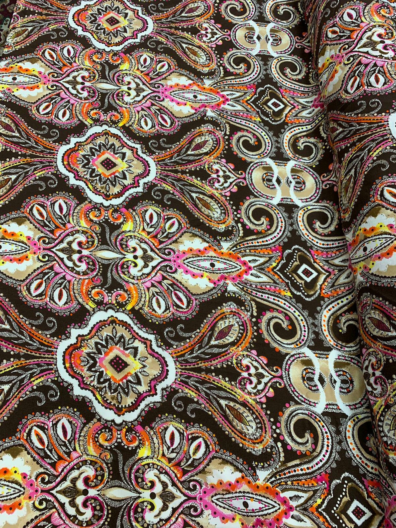 Rayon Challis Ikat Pattern. 60 W. Fabric by the Yard - Etsy