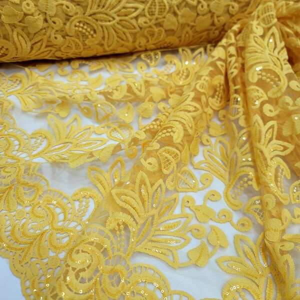 Victoria Yellow Lace