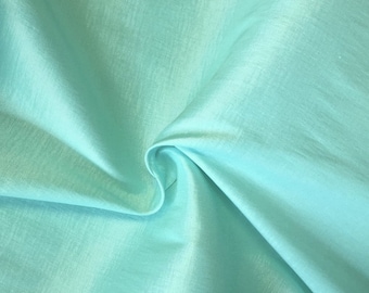 Taffeta Stretch Fabric 2-Way Stretch 58" Wide By The Yard (Mint) Dress Prom Bridal Evening Gown Quinceañera