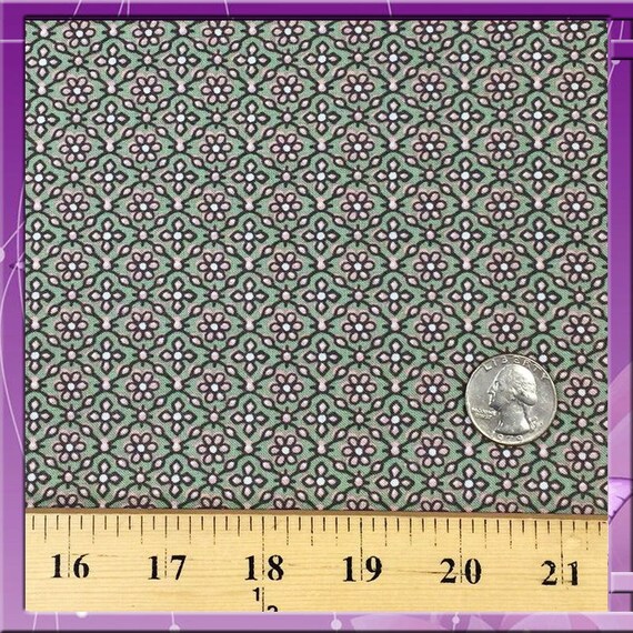 Rayon challis Light green background w small light pink flowers 58 60 wide fabric sold by the yard organic soft flowy fabric kids dress