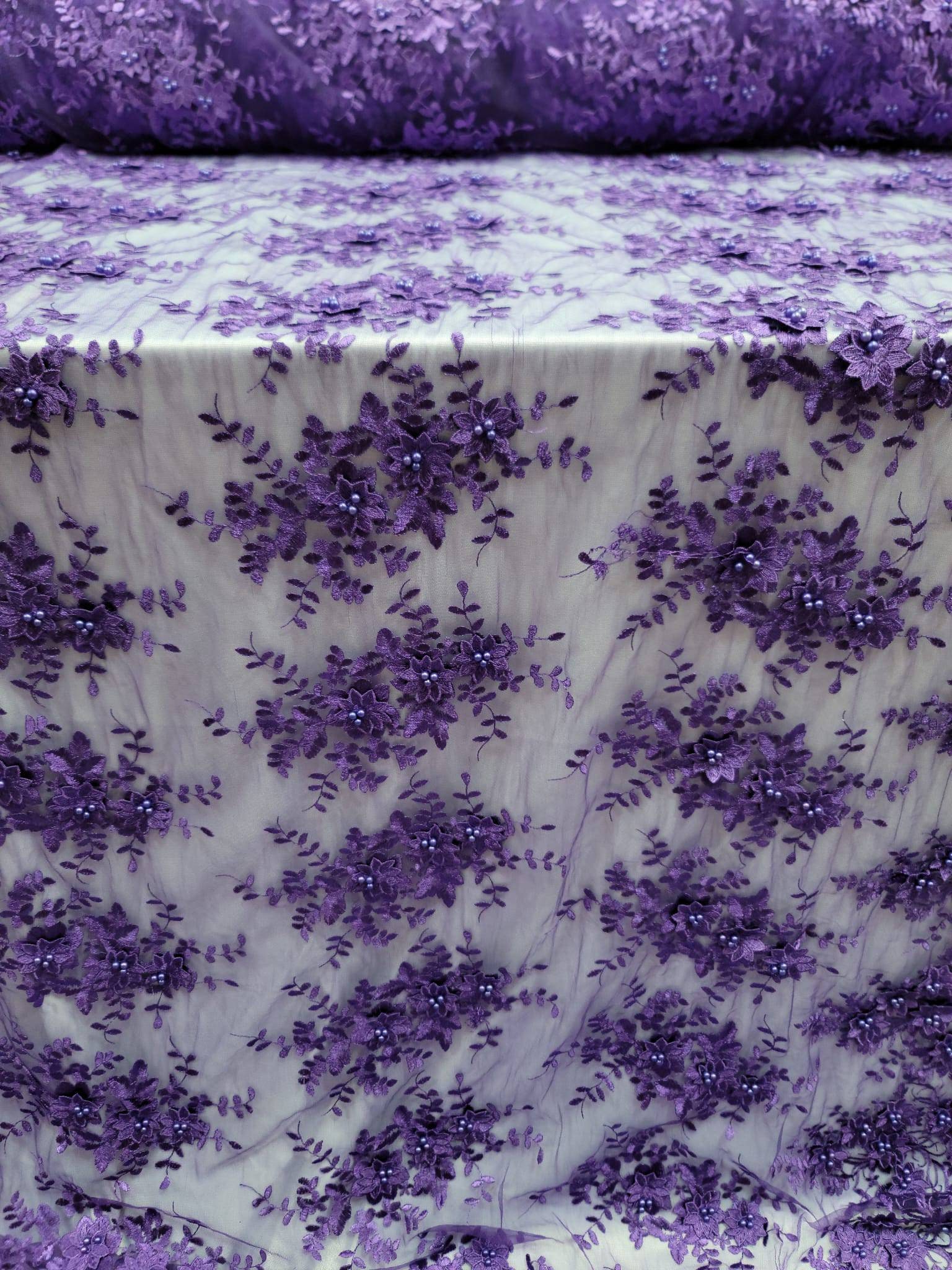 Flower Embroidery Patch Beaded | 3d Flower Applique Dress | Applique Beaded Lace - 1 6