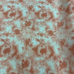 Rayon crepon Blush Peach abstract 51-52 in w Fabric by the yard soft organic kids dress draping clothing decoration flowy fabric image 4