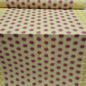 Yellow Embroidered Lace Floral Flowers Rhinestones Fabric Sold by the Yard Gown Fuchsia Floral Bridal Evening Dress Decoration