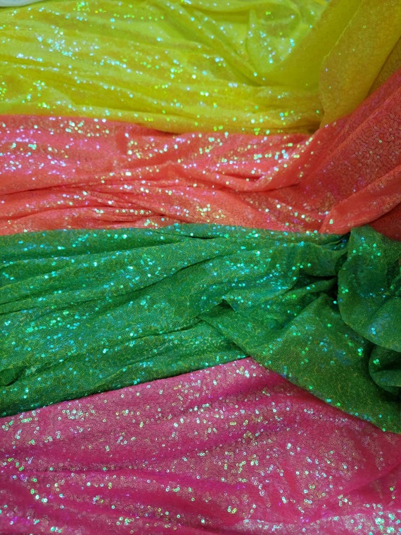 Pink and green 08 sequin dress 2025