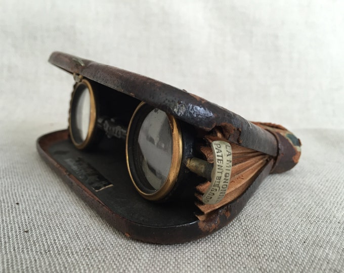 La Mignonne Folding Opera Glasses by La Reine, Paris Etsy