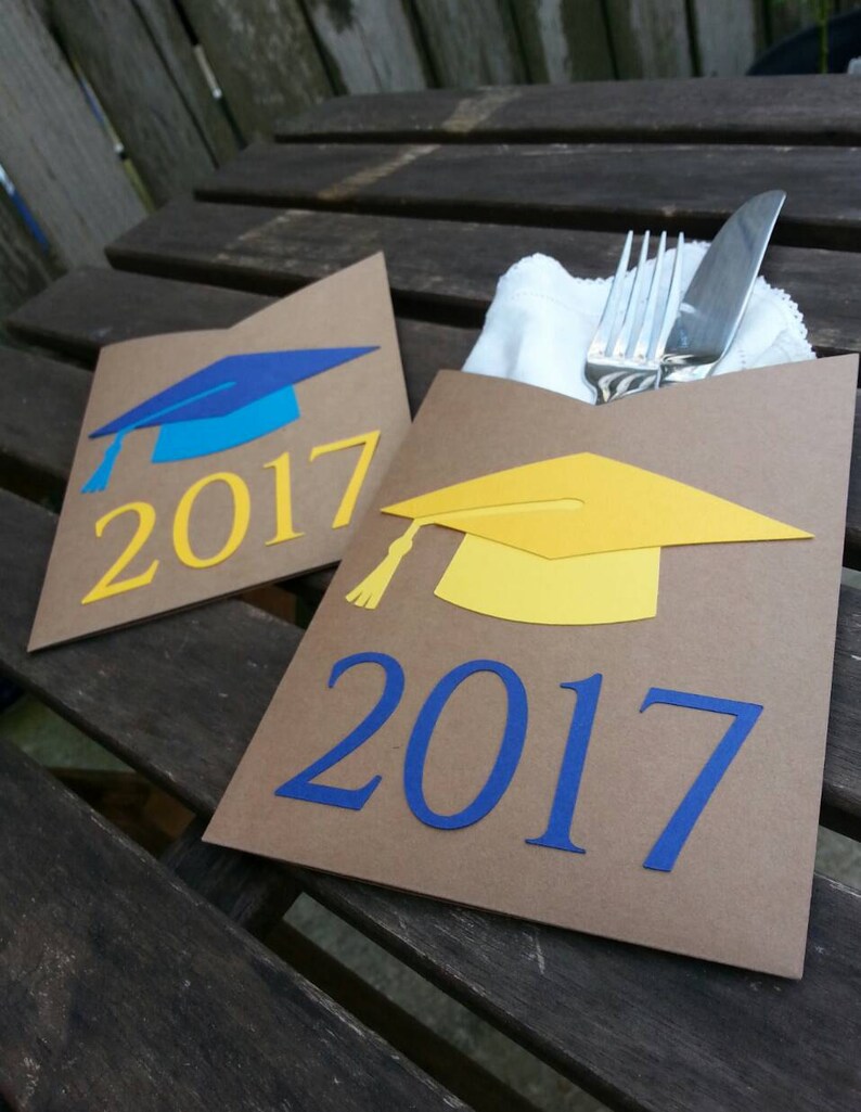 Customizable Graduation Napkin Holders Personalized Graduate Etsy