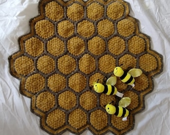 Honeycomb Baby Blanket Crochet Pattern PDF in English with US Crochet Terms *Pattern Only*