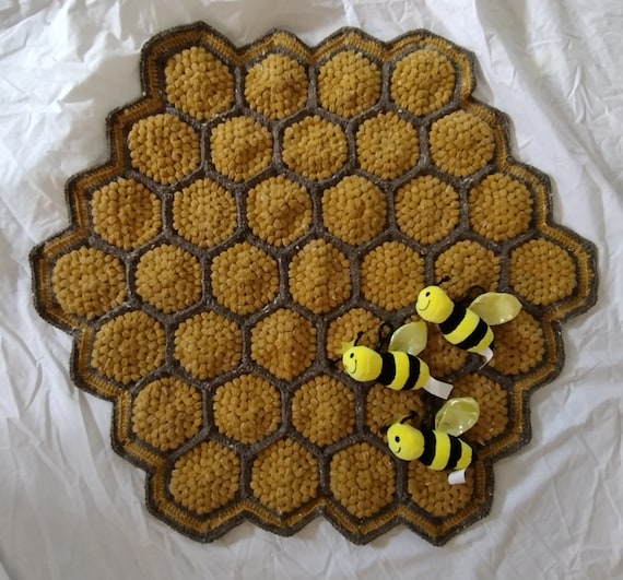 Honeycomb Baby Blanket Crochet Pattern PDF in English With US Crochet Terms pattern Only Etsy Canada