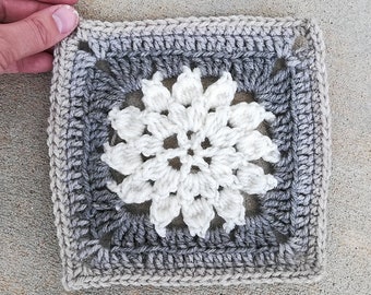 Wildflower Rain Square Crochet Pattern PDF in English with US Crochet Terms *Pattern Only*