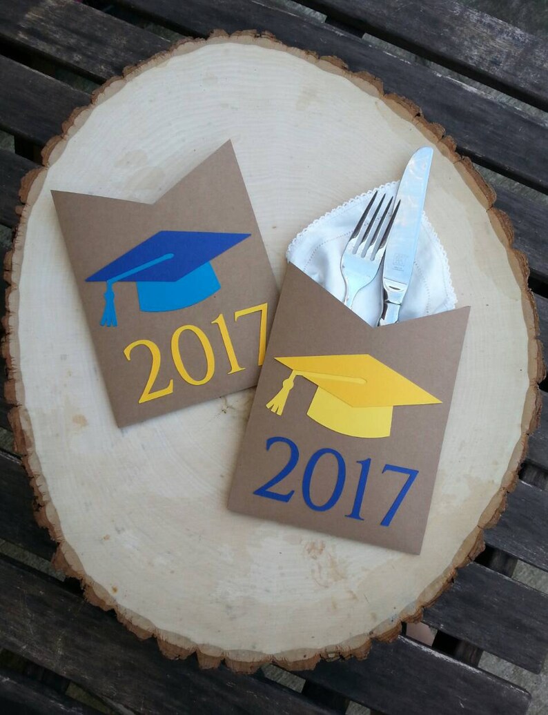 Customizable Graduation Napkin Holders Personalized Graduate Etsy