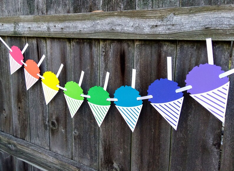 Snowball Stand Sign Snow Cone Banner Snowcone Summer Decor Etsy