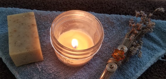 Natural Beeswax Massage Candle 