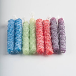 Hanukkah Rolled Beeswax Candles