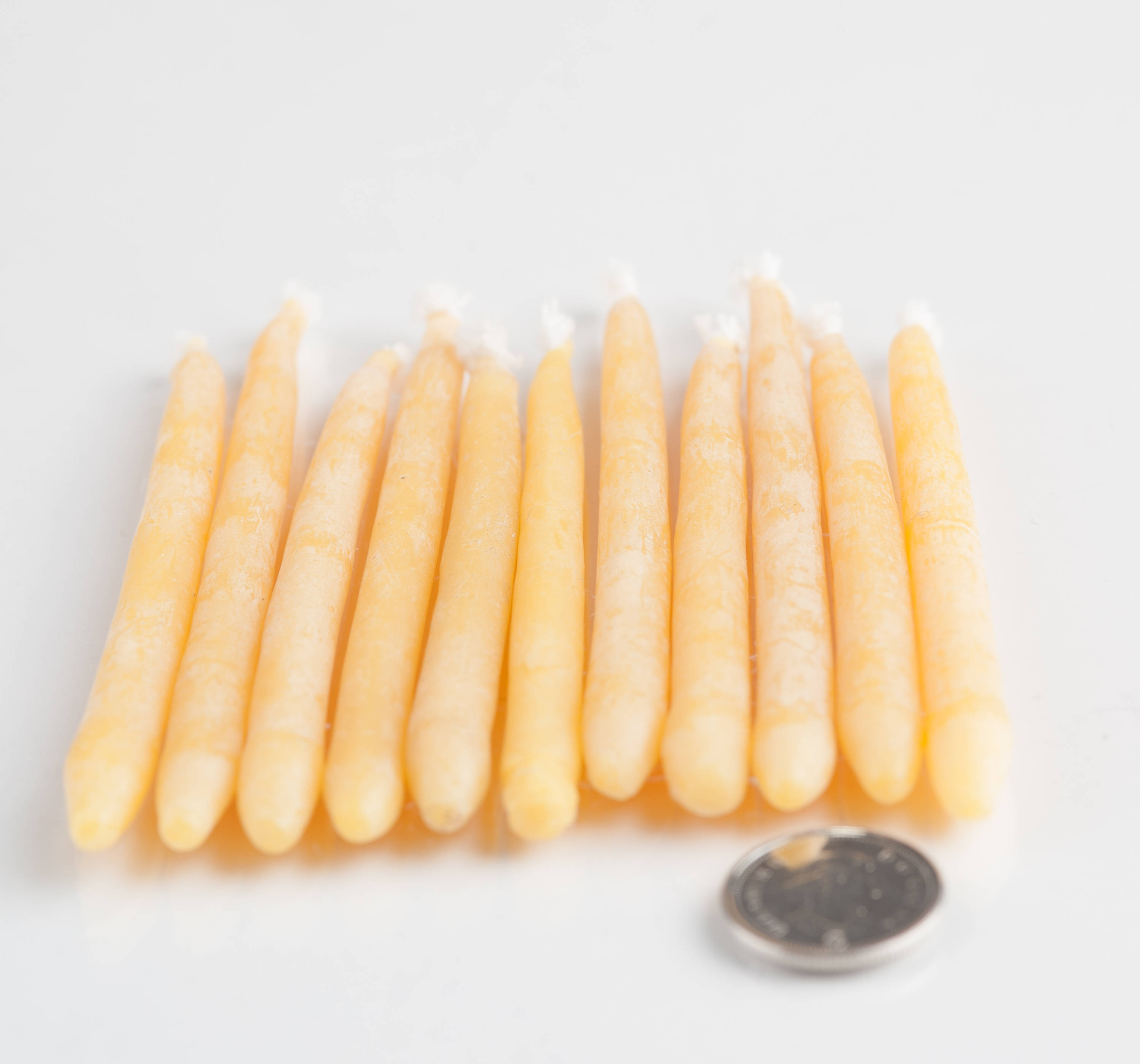 Petite Bougie d'anniversaire Trempée de Cire d'abeille