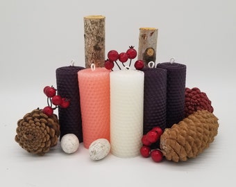 Mini Pillar Advent Candles