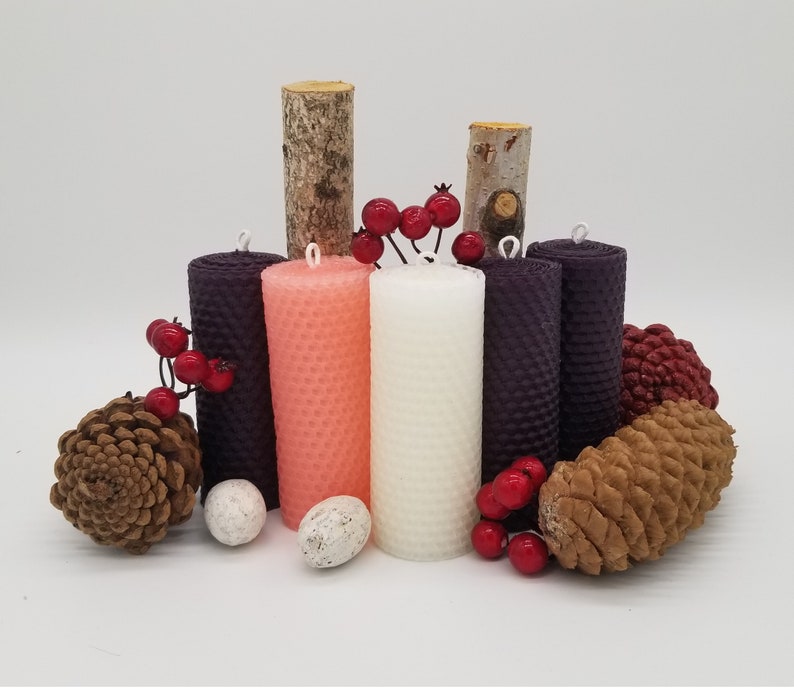 Mini Pillar Advent Candles image 1