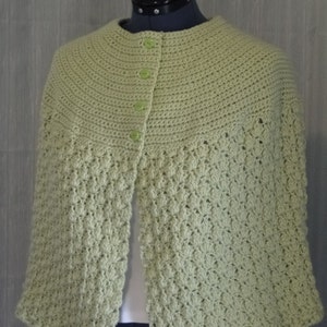 Fern Berry Cape crochet pattern