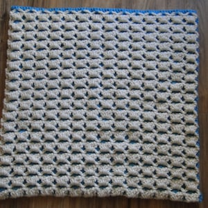 Duo of color rug crochet pattern