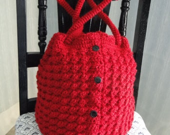 Red Ruby Bag crochet pattern