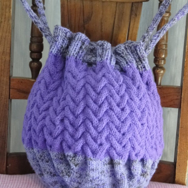 Patron tricot Molly's Cable Bag