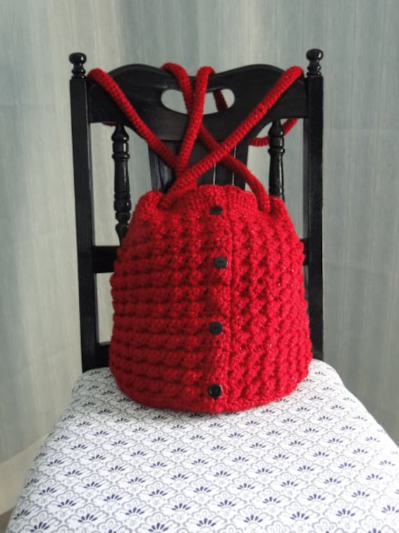 Punto Red Bolsa Red Crochet Bolso Crochet Hexagonal Patron Bolso