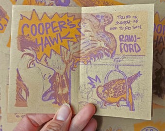 Non-Human Neighbors Mini Zine #17 - Limited Edition Riso Prints - Run of 250