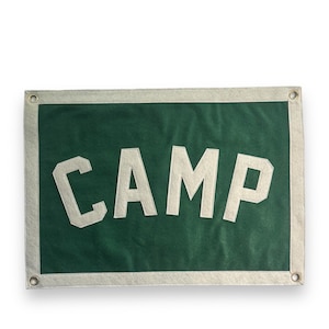 Vintage-Inspired Camp Wall Pennant