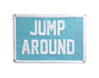 Jump Around Wall Pennant