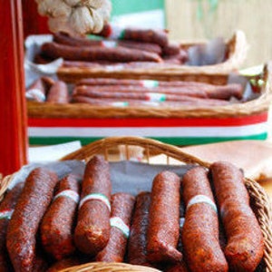 Hungarian Smoked Dry Sausages Kolbasz image 1