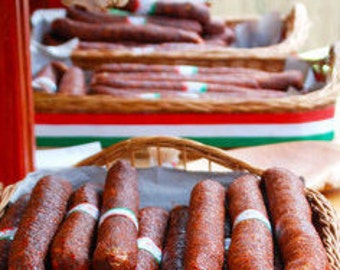 Hungarian Smoked Dry Sausages  (Kolbasz)