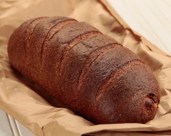 All-Natural Dark Pumpernickel Bread (Thin-Sliced OR Whole)
