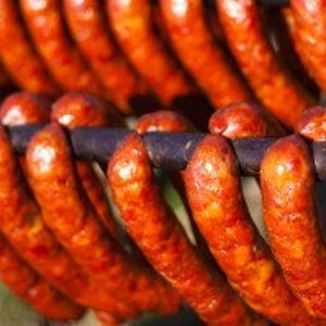 Mini Snack Sausage Pack (Kolbasz, Kolobasy)  Mini-Kabanosy Podsuszane  (Polish Kabanosy Podsuszane )  SPICY/HOT or MILD  Smoked Dry Sausages