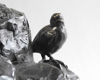 Bronze Quail Sculpture - Etsy