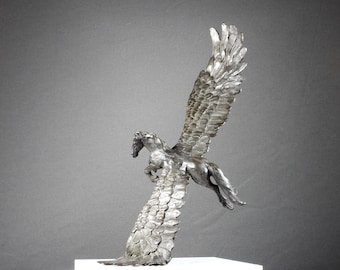 Escultura de bronce de un pegaso alado: arte original de caballo alado, decoración de lujo de Kindrie Grove