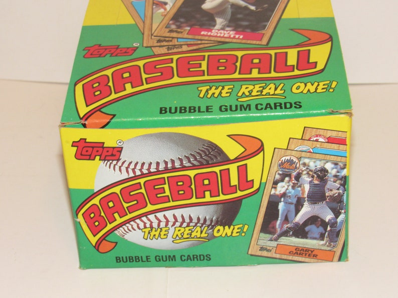 1987 Topps Baseball Wax Box from a Sealed Case