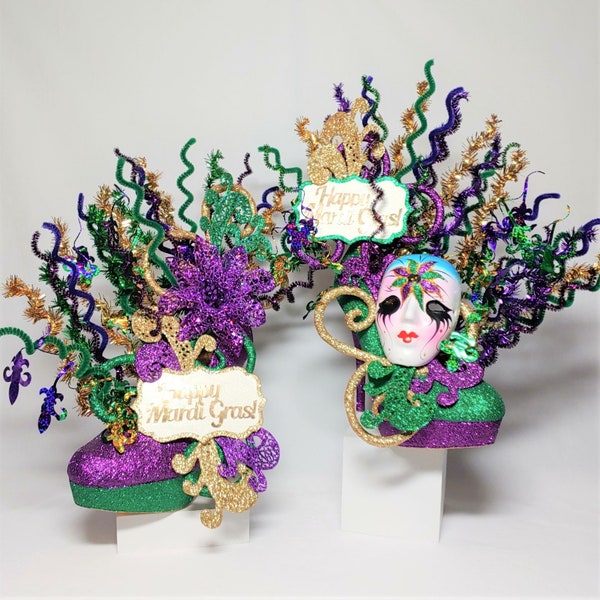 Mardi Gras Bouquet Etsy