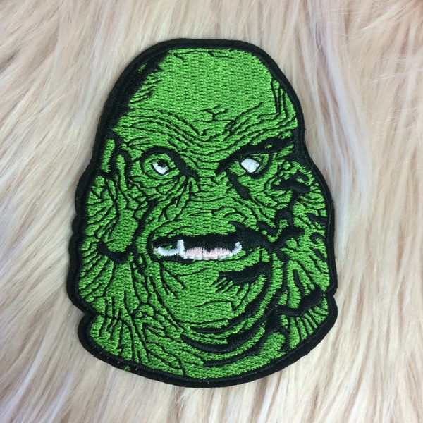 Gill Man Horror Film gesticktem patch