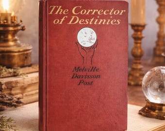 Vintage Occult Book The Corrector of Destinies Rare Mystic Hardcover Fortune Telling Classic Literature