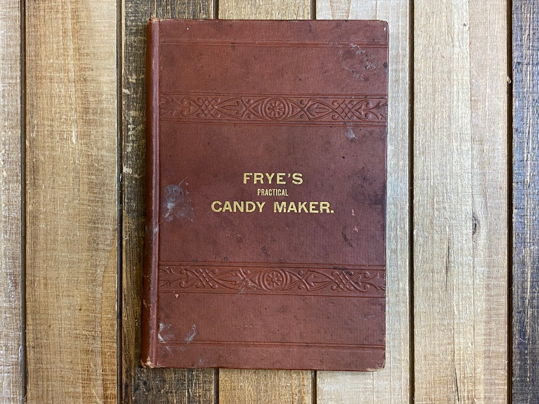 Vintage Candy Cook Book Dessert Recipe Book Cooking Baking Kitchen