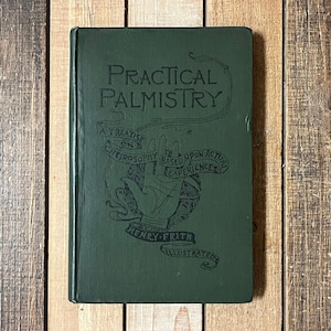 Vintage Palmistry Book Practical Palmistry Palm Reading Occult Divination Tarot Fortune Telling Cheiromancy Henry Frith